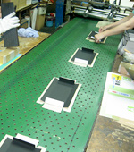 箱の製作中